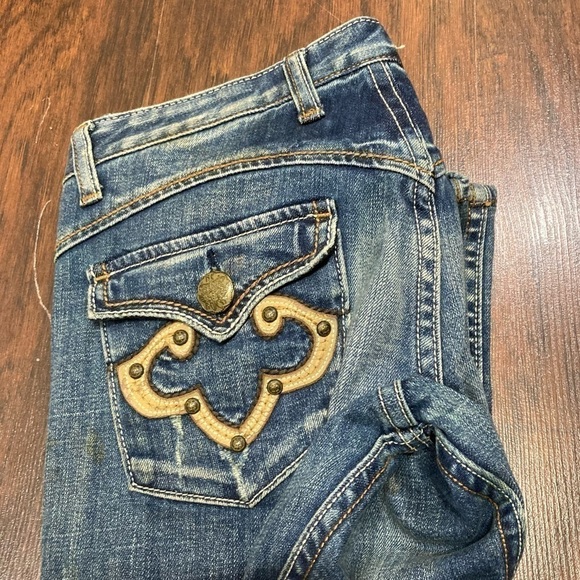 REROCK JEANS FOR EXPRESS vintage Y2K mid rise size 26 - Picture 6 of 16